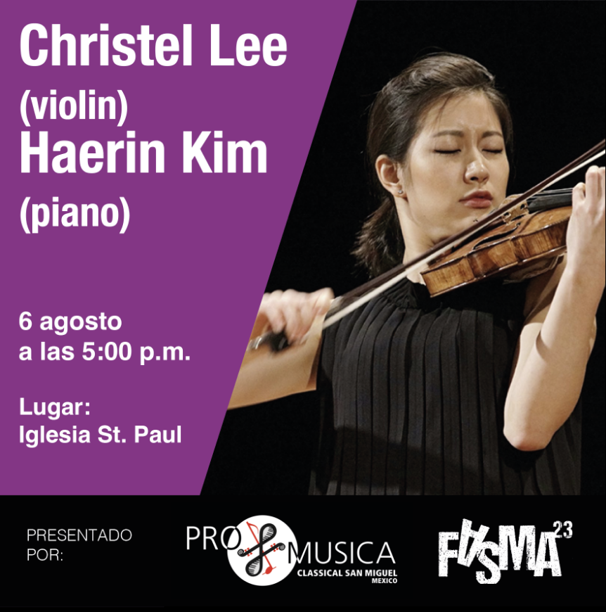 Picture of Concierto: Christel Lee (violin) with Haerin Kim (piano).