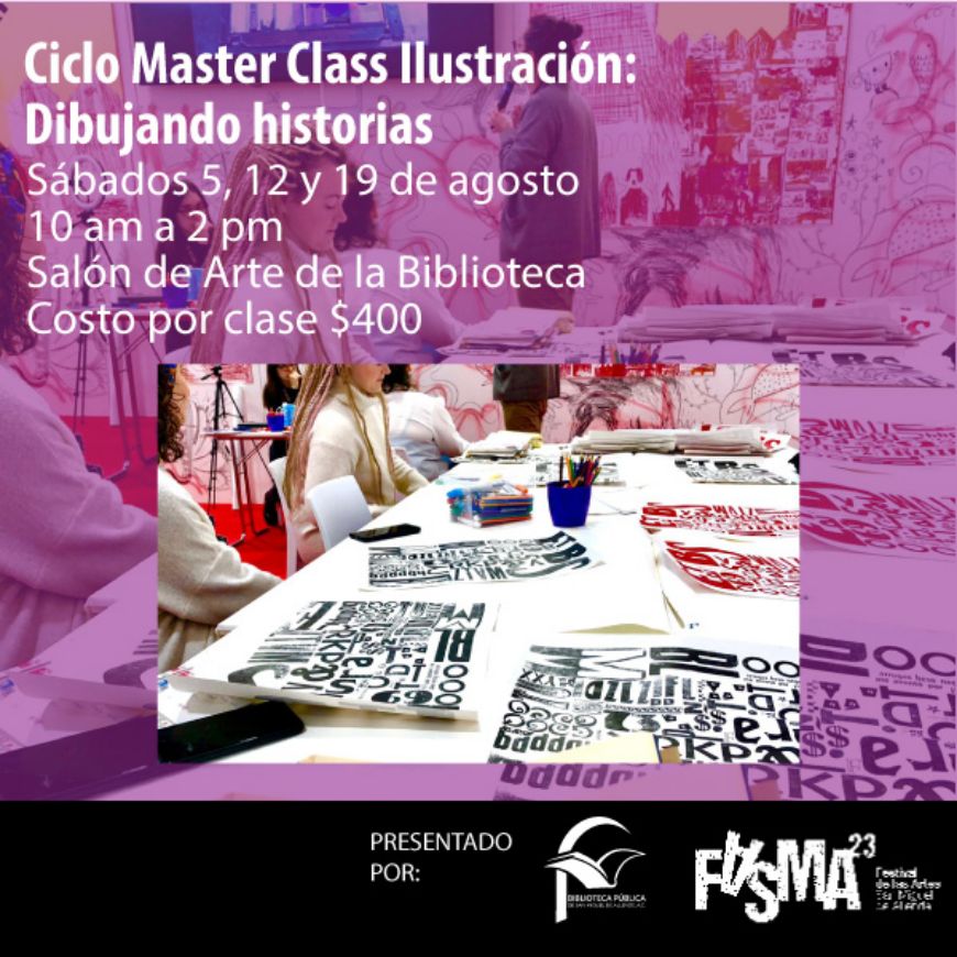 Imagen de Ciclo Master Class Ilustración: Dibuiando historias