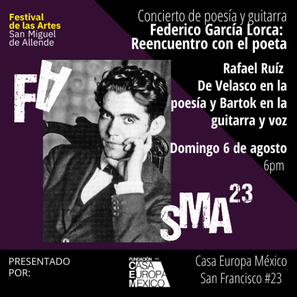 Picture of Concierto de poesía y guitarra: Federico García Lorca Reencuentro con el poeta