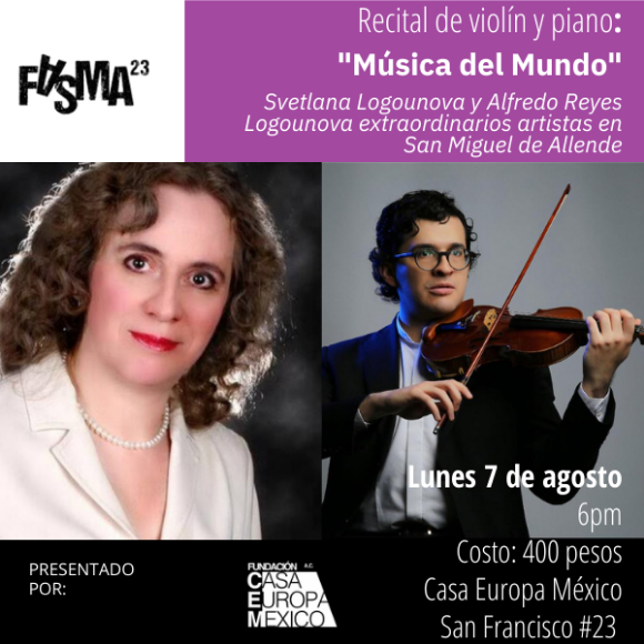 Picture of Piano and Violin Recital: "Música europea a través del piano y violín"