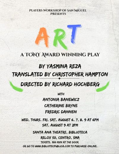 Imagen de Players Workshop presenta ART por Yasmina Reza