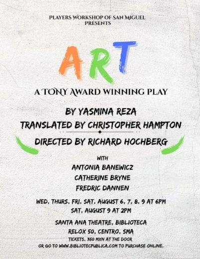 Imagen de Players Workshop presenta ART por Yasmina Reza