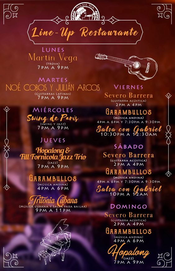 Imagen de Mama Mía, sabor y arte en FASMA.