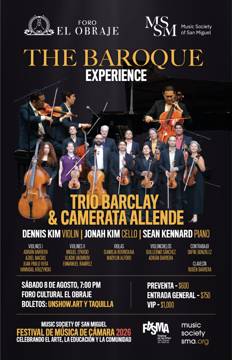 Imagen de THE BAROQUE EXPERIENCE - TRIO BARCLAY y LA CAMERATA ALLENDE