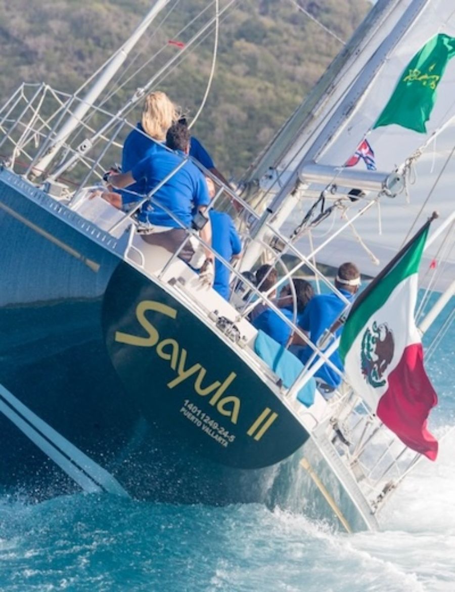 Imagen de Sayula II  Ganador de la Vuelta al Mundo a Vela 1973-1974  Enrique Carlin   documental  y charla